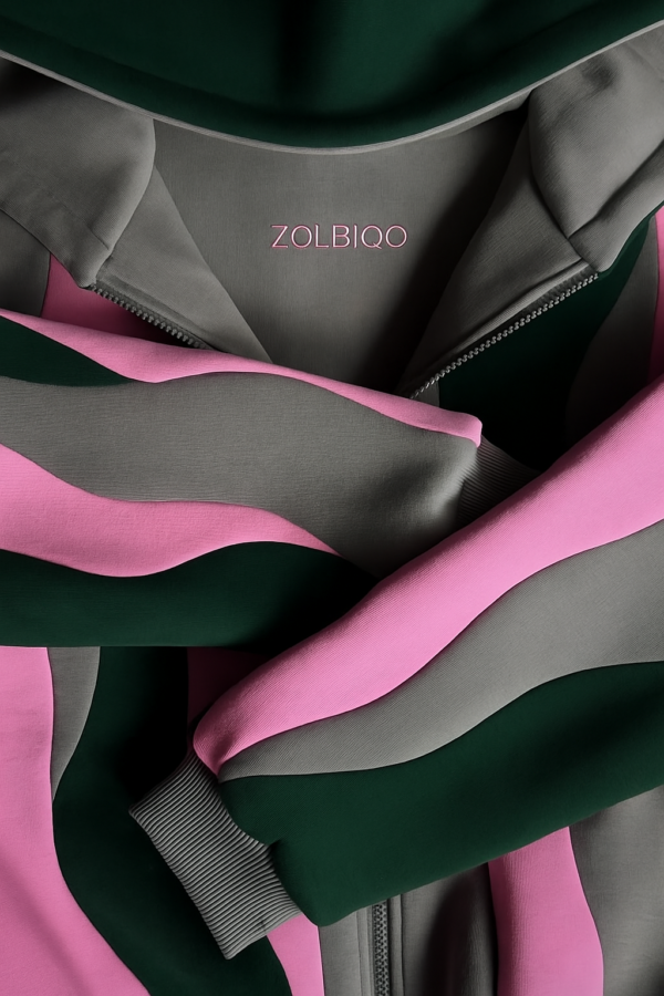 Emerald Rose Wave Panels