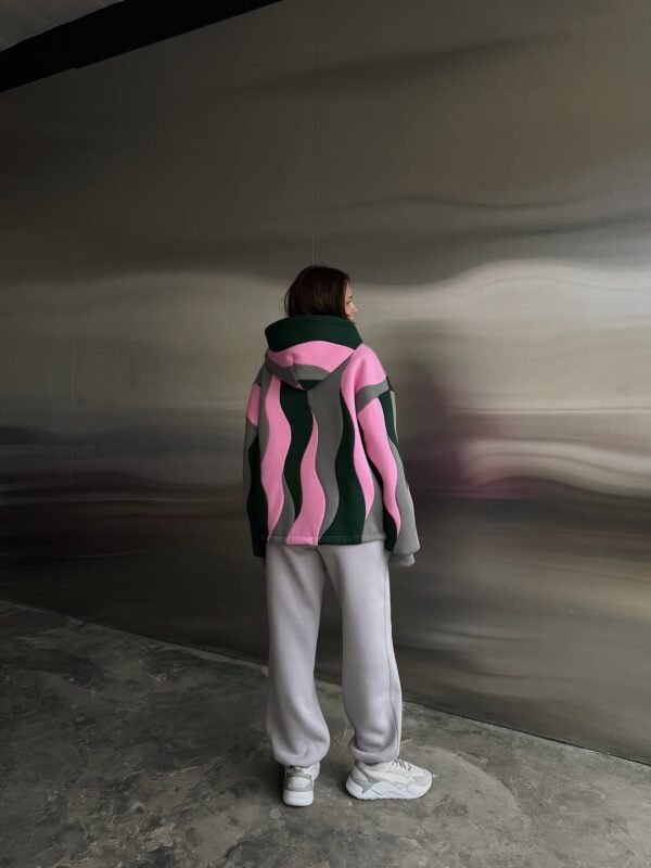 Emerald Rose Wave Panels