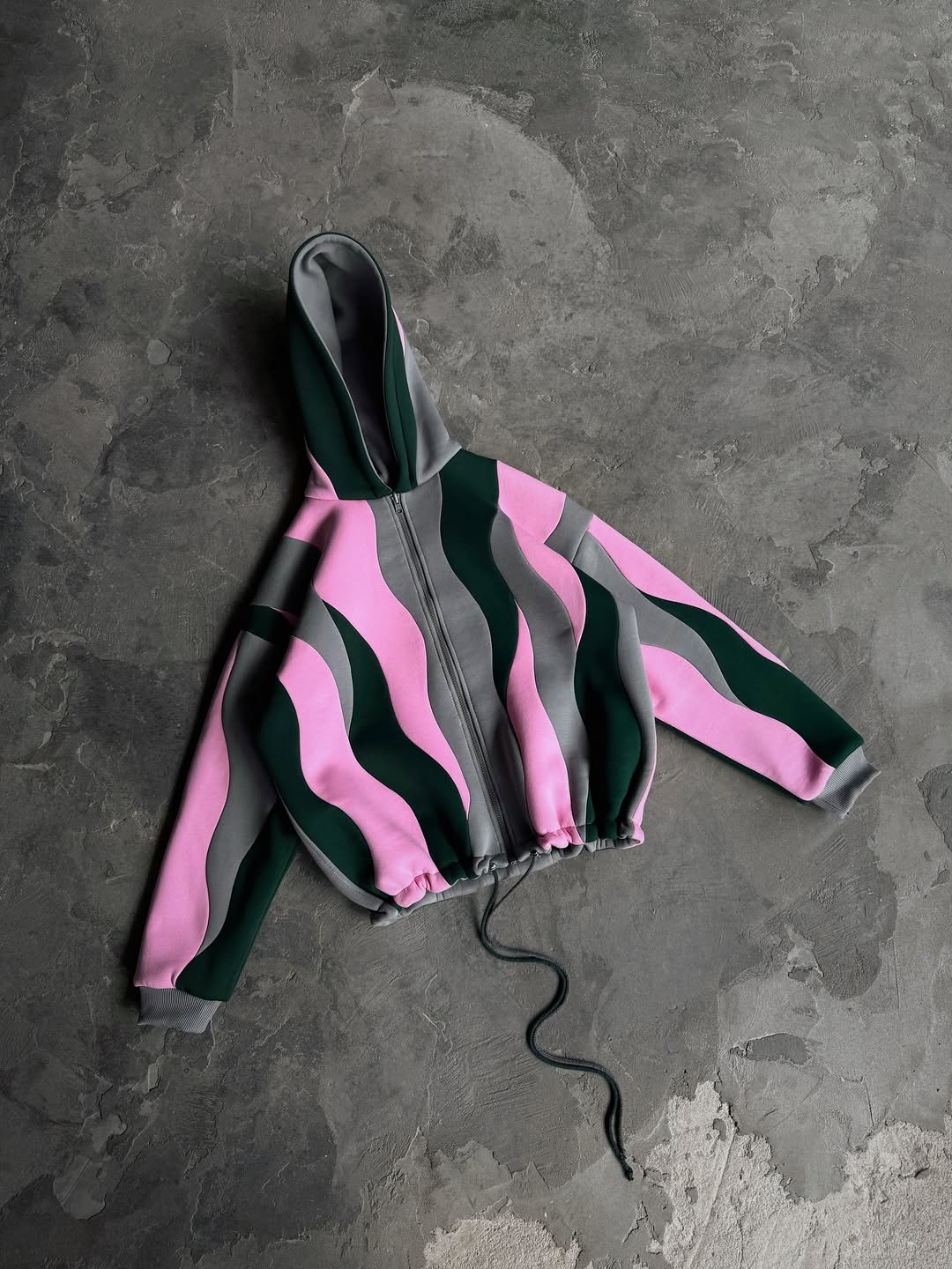 Emerald Rose Wave Panels